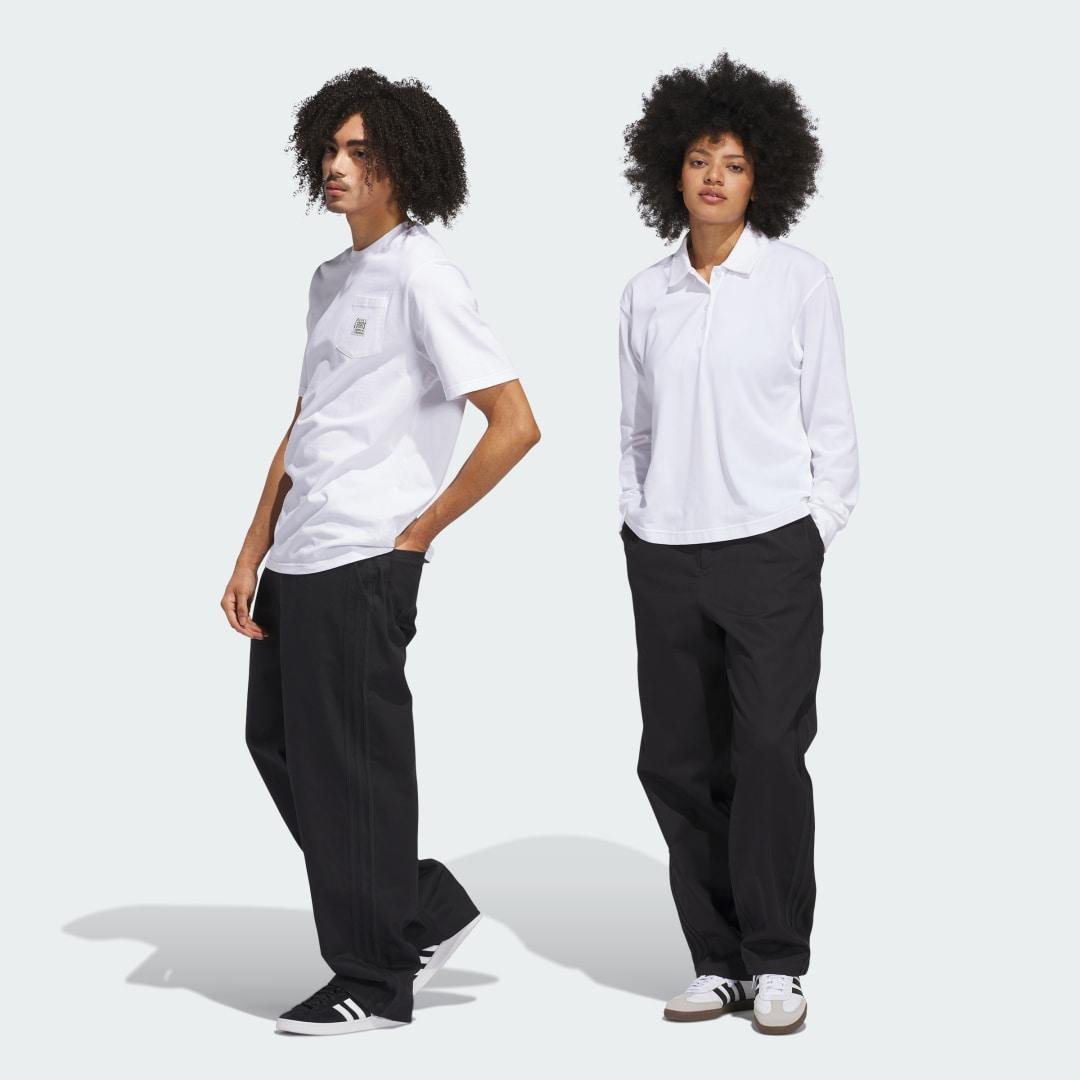 adidas 3-Stripes Skate Chinos Black 28 Unisex Product Image