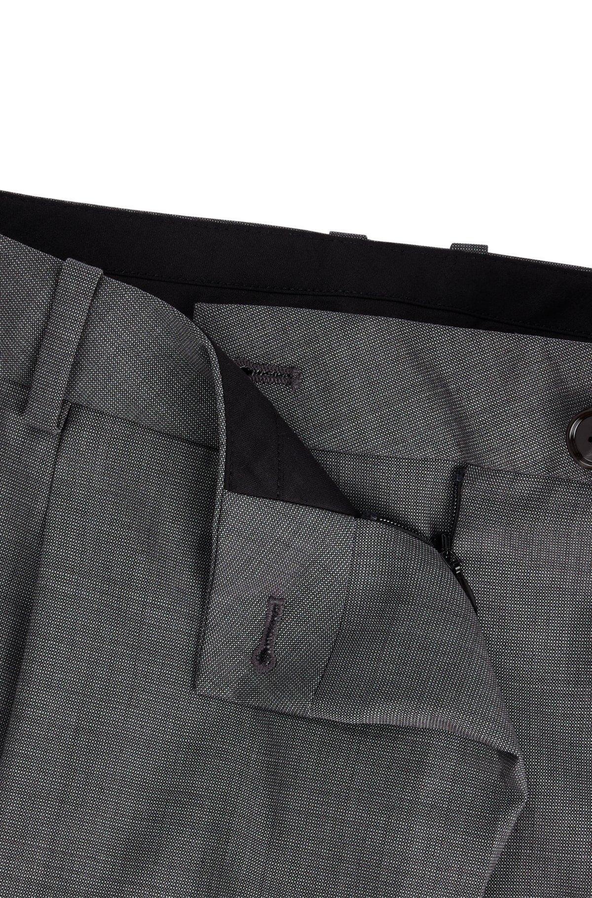 Straight-fit regular-rise trousers in virgin wool Product Image