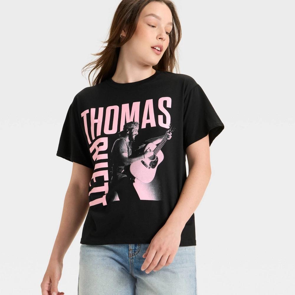 Women's Thomas Rhett Short Sleeve Graphic T-Shirt - Black Product Image