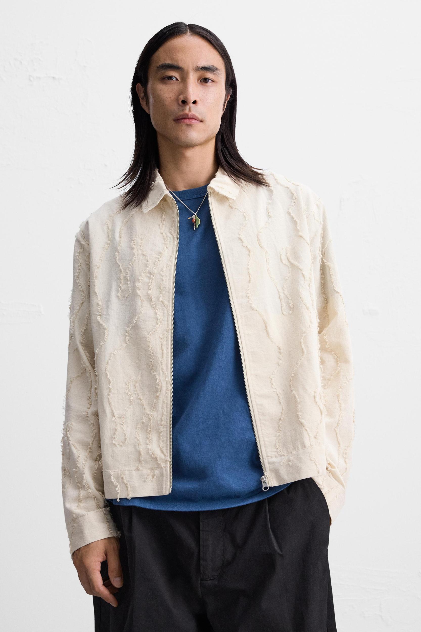 RAISED JACQUARD JACKET Product Image