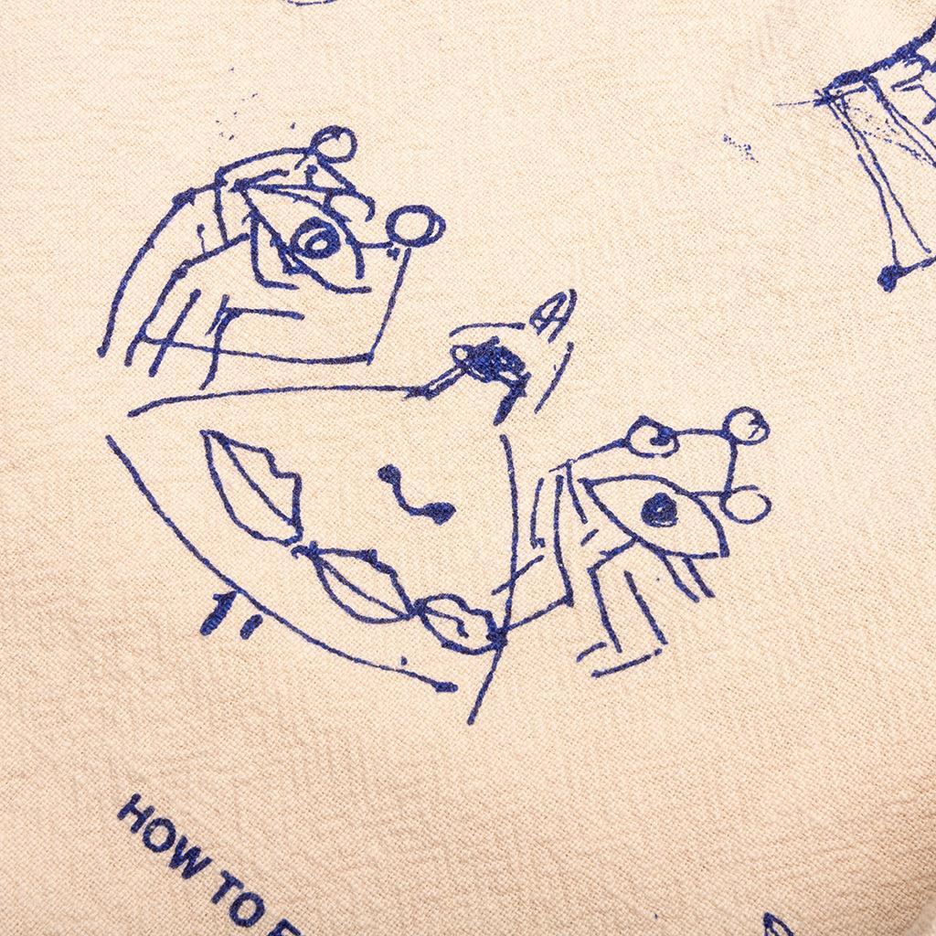 Doodles Linen Pants - Tan Male Product Image