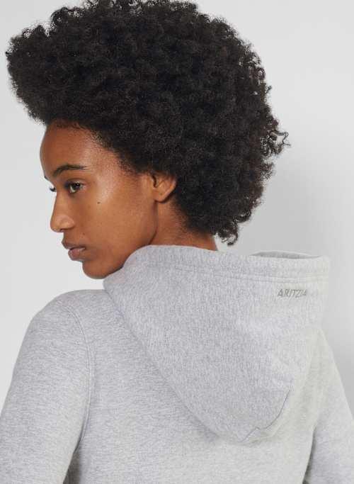 cozy fleece snug zip hoodie Product Image