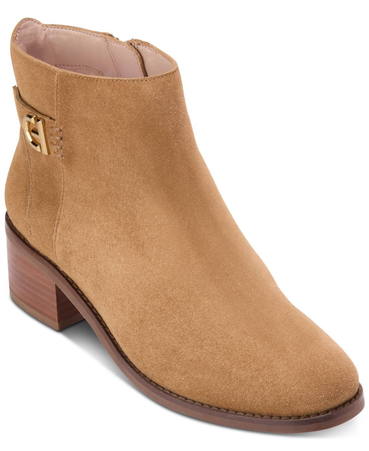 Cole Haan Holis Buckle Bootie (Madeira Leather) Women's Boots Product Image