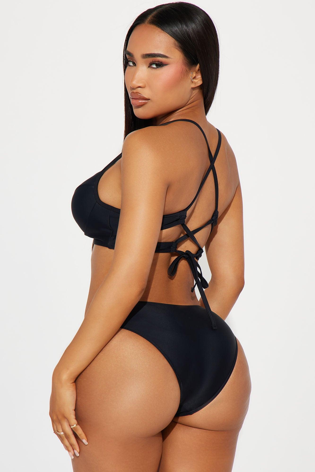 Charleigh Underwire 2 Piece Bikini - Black Product Image