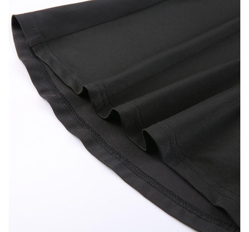 High-Waist Mini A-Line Skirt Product Image