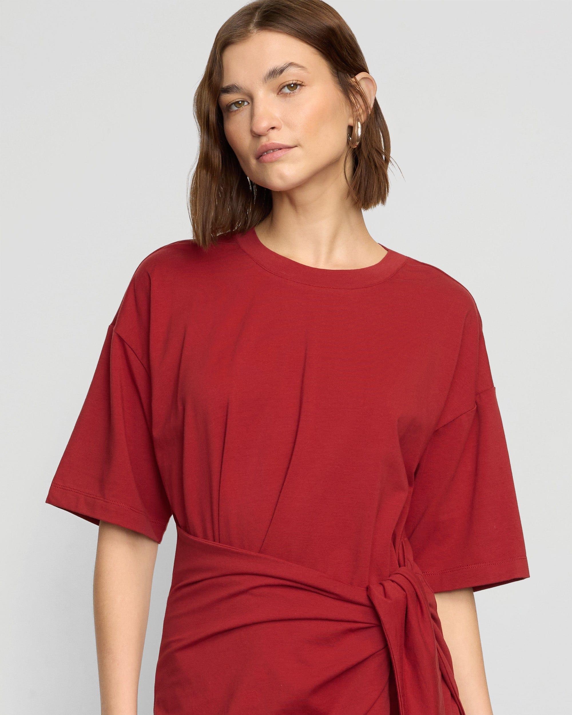 Noa Organic Cotton T-Shirt Wrap Dress Product Image
