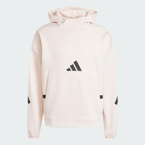 adidas Z.N.E. Hoodie Medium Grey Heather S Mens Product Image