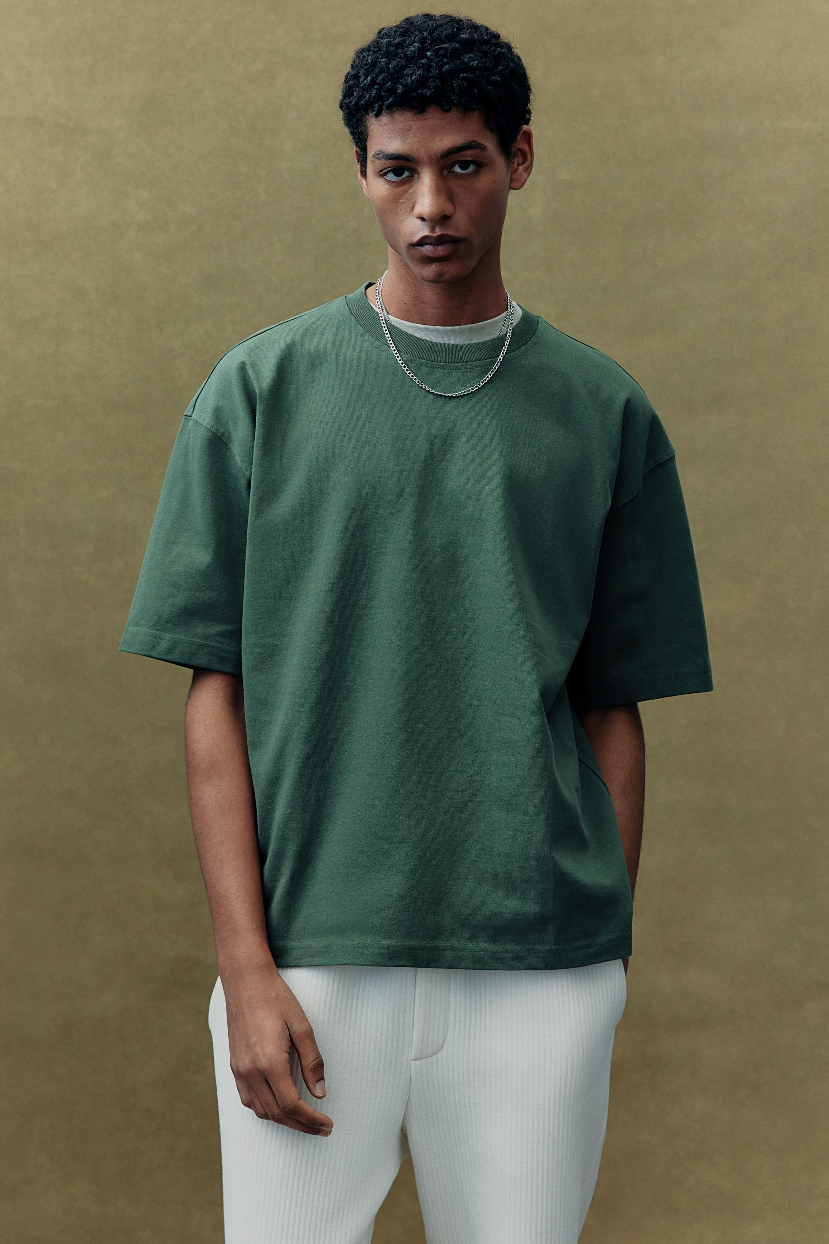 Oversized Fit Cotton T-shirt Product Image