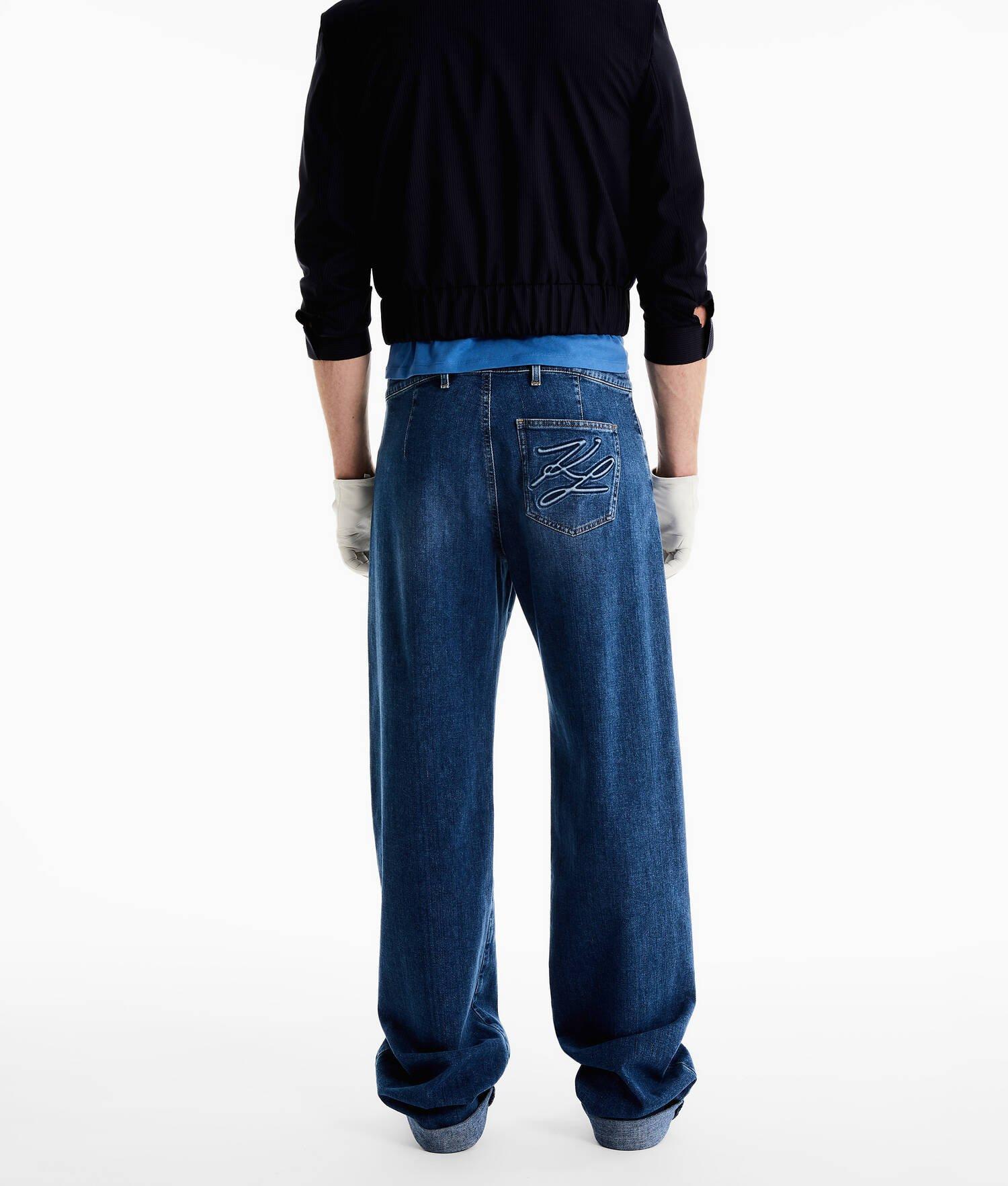 KARL LAGERFELD X ALLED-MARTINEZ WIDE-LEG JEANS Product Image