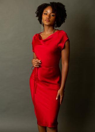 Haven Dress in Scarlet Female Product Image