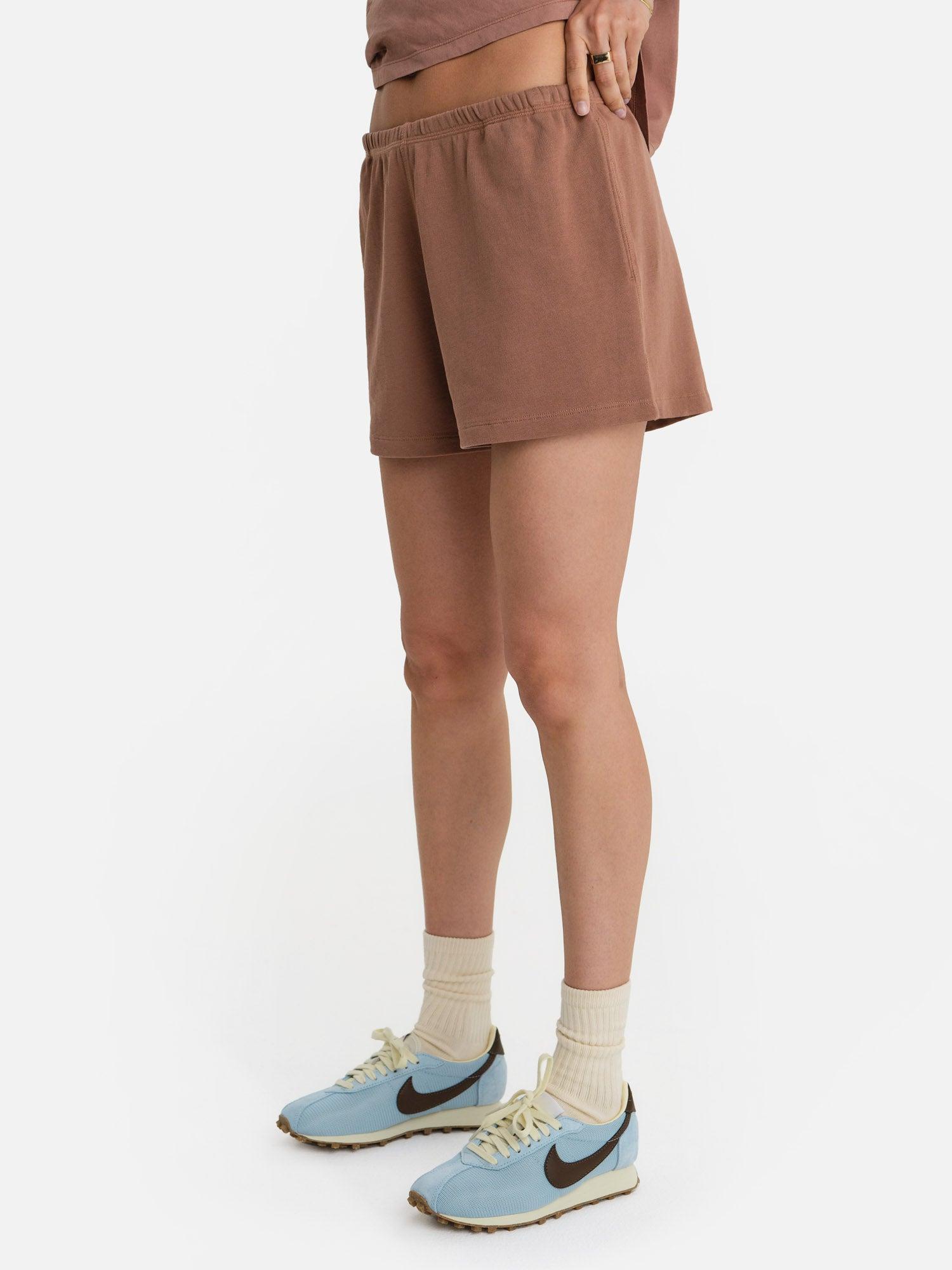 Organic Lightweight Terry Track Shorts Female Product Image