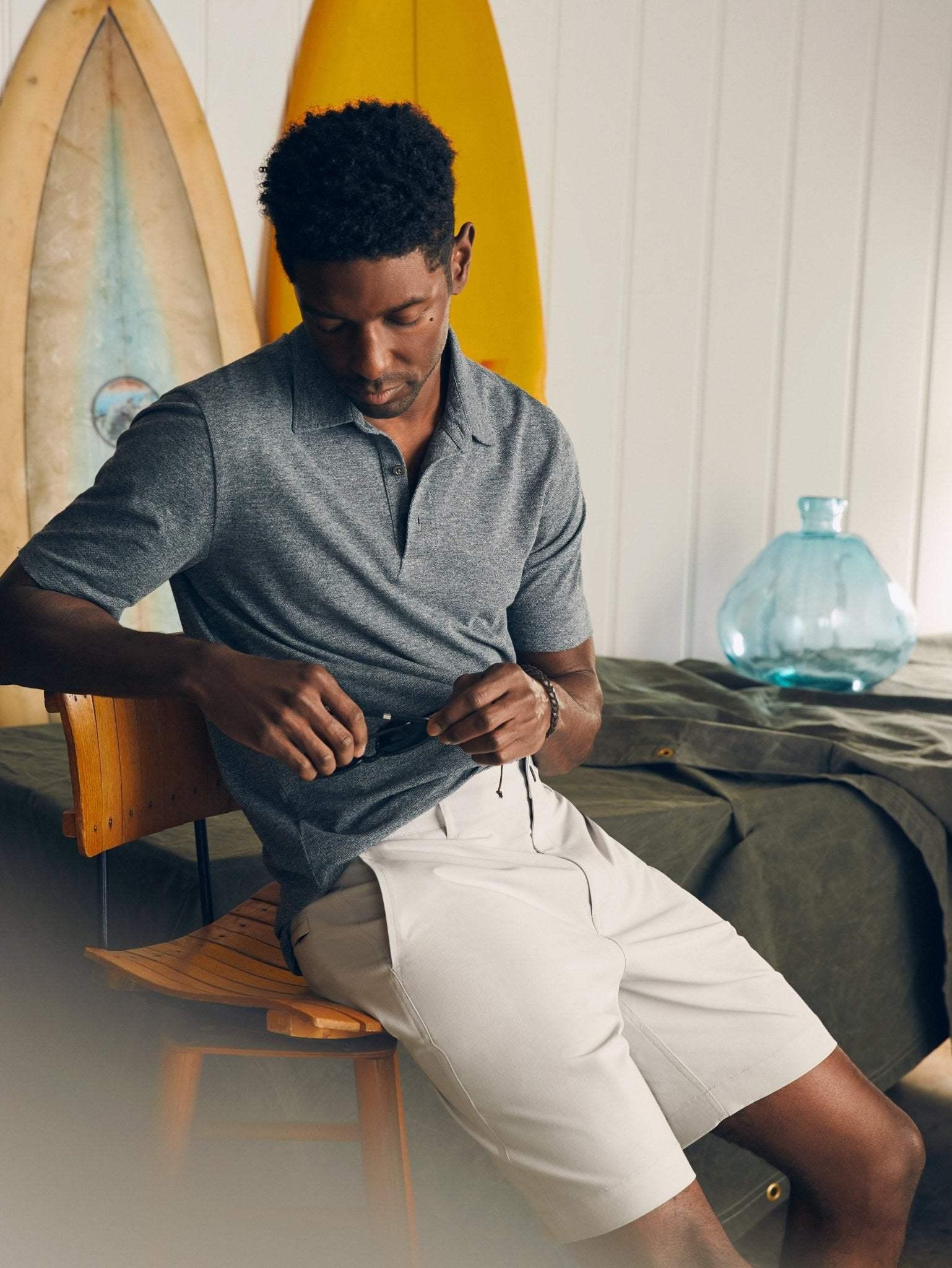 All Day™ Short 1.0 (9") - Stone Male Product Image