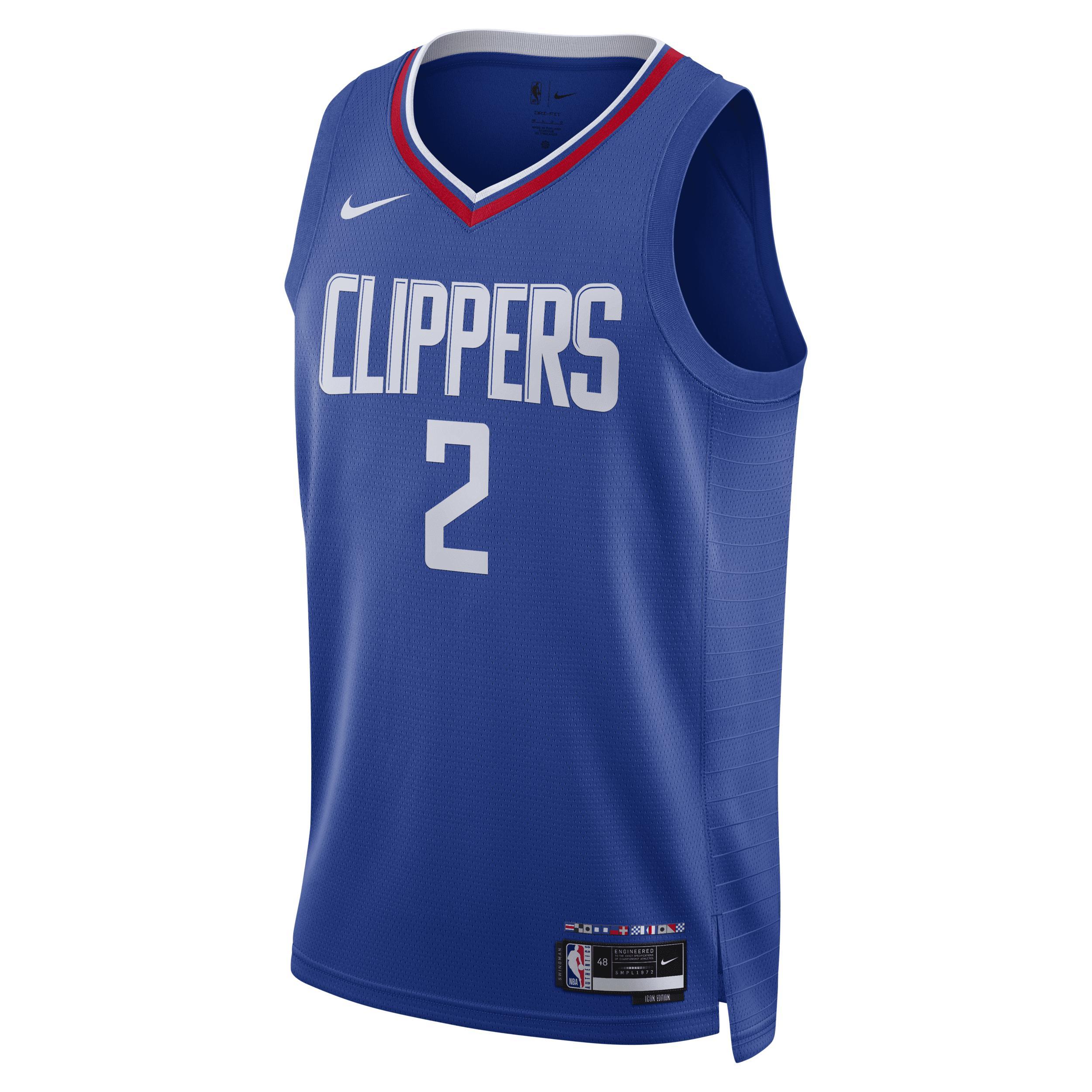 Unisex Nike Kawhi Leonard Royal LA Clippers Swingman Jersey - Icon Edition, Adult Unisex, Size: Small, Blue Product Image