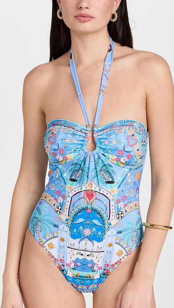 Camilla Bandeau One Piece With Ring Trim | Shopbop Product Image