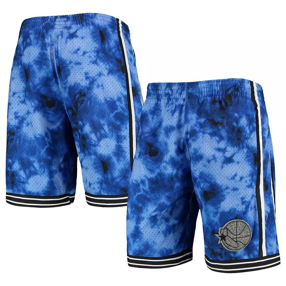 Men's Mitchell & Ness Royal Golden State Warriors Hardwood Classics 1995 Galaxy Swingman Shorts, Size: XL, Blue Product Image