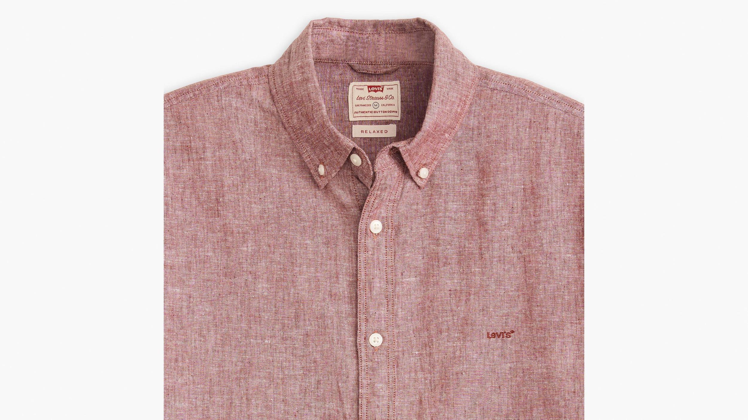 Short Sleeve Authentic Button Down Shirt Product Image