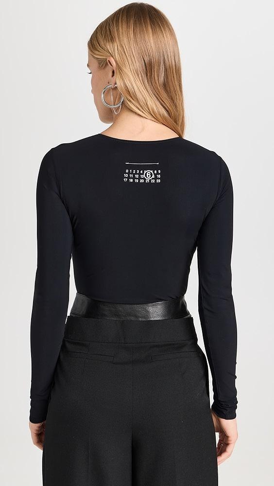 MM6 Maison Margiela Lyrcra Jersey Bodysuit | Shopbop Product Image