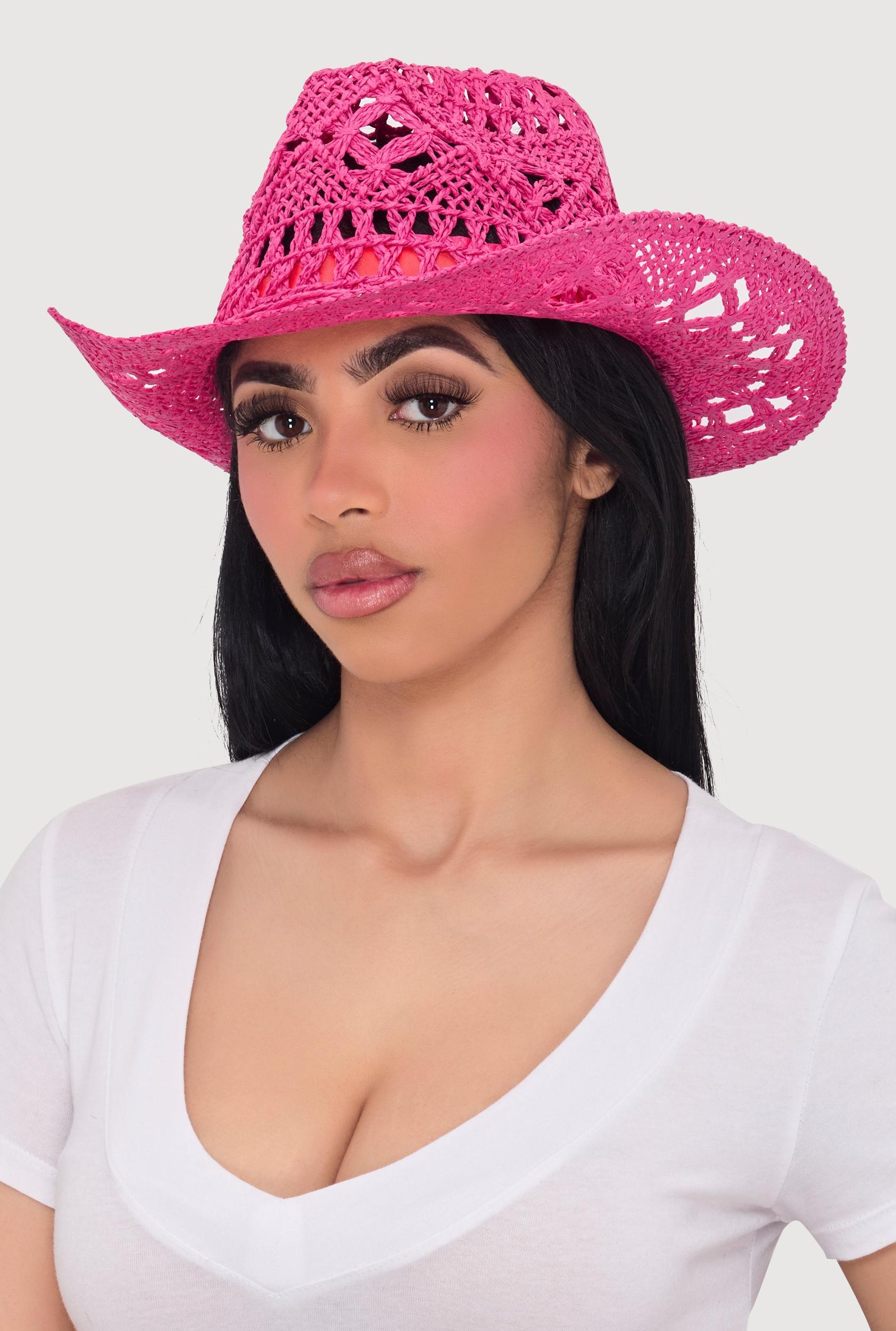 Straw Cowboy Hat Female Product Image