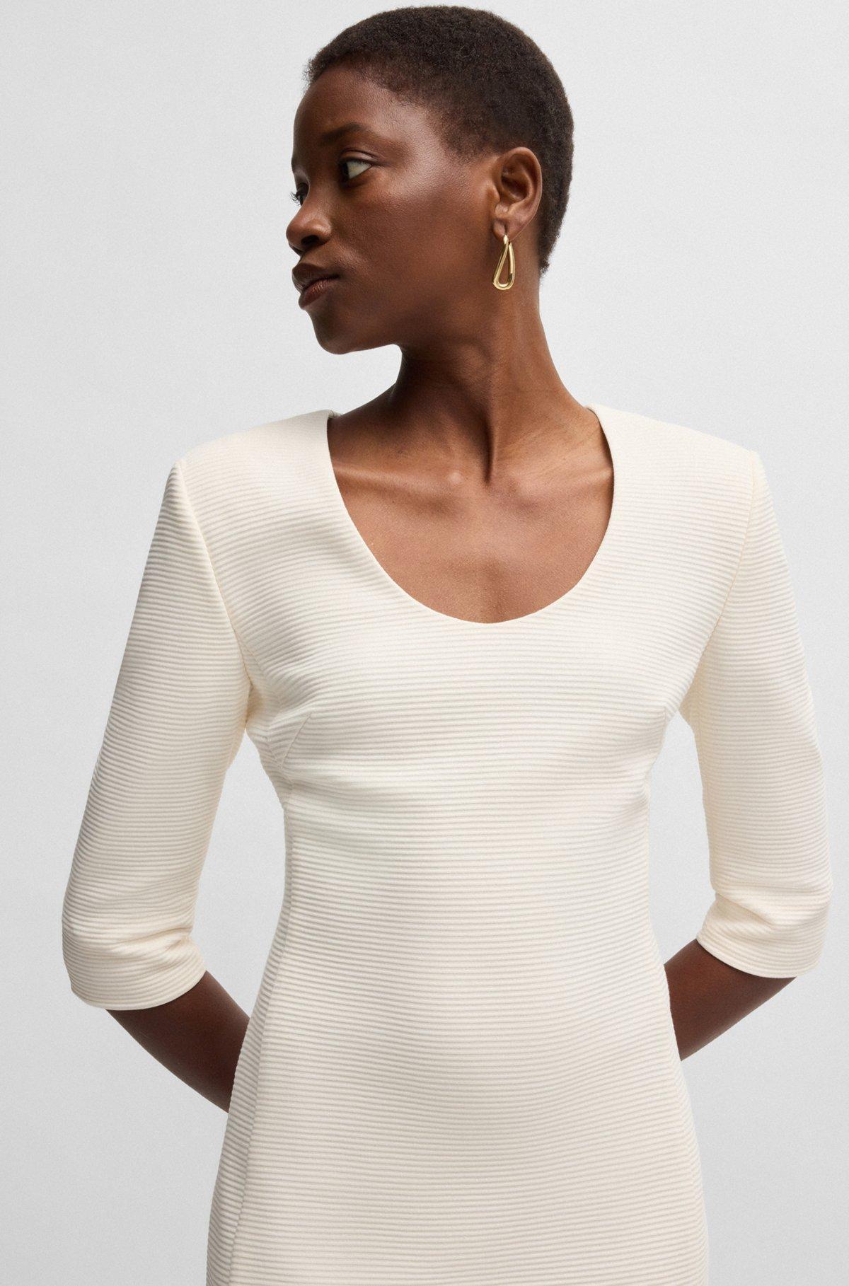 Bodycon dress in ottoman cotton Product Image