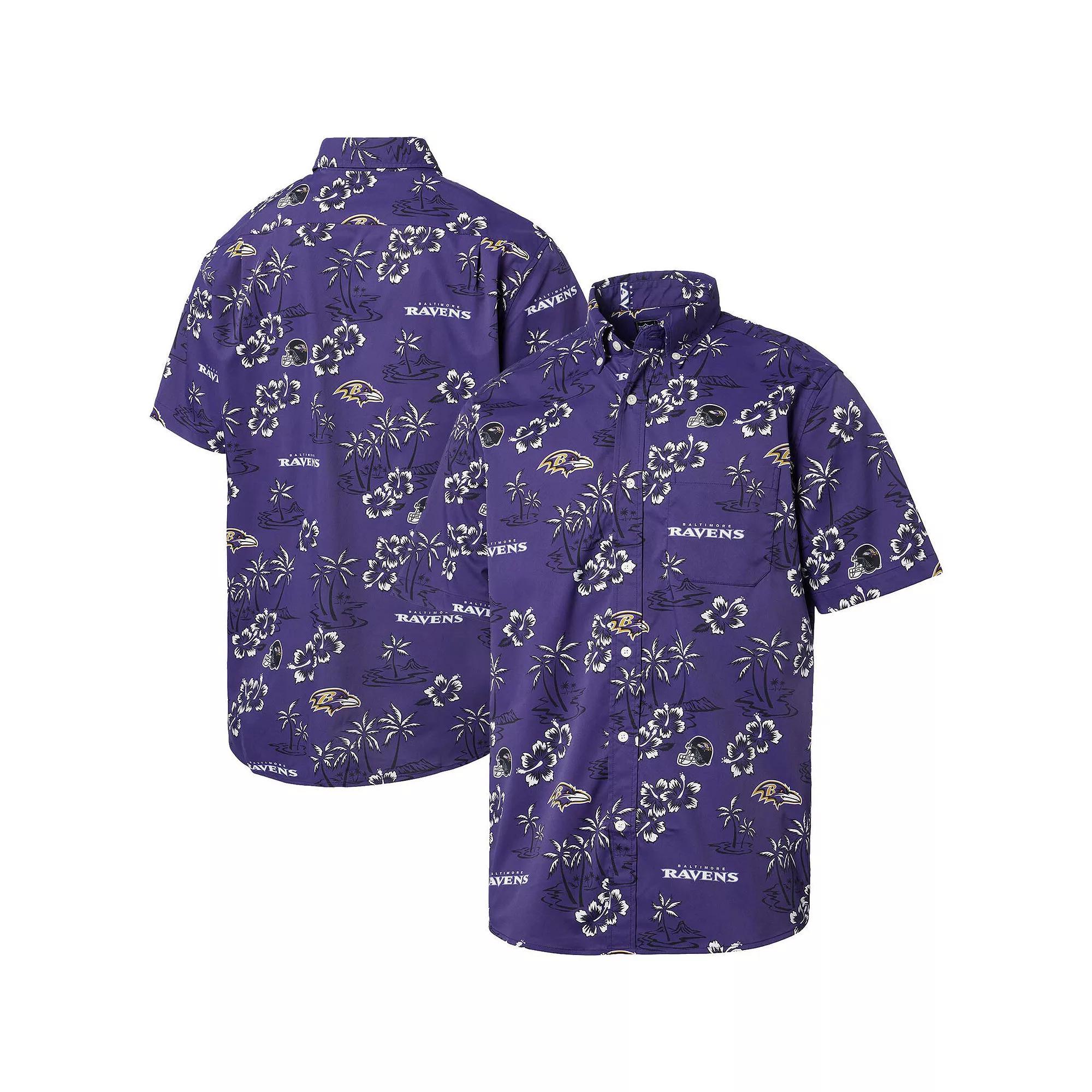 Mens Reyn Spooner Baltimore Ravens Kekai Button-Up Shirt Product Image