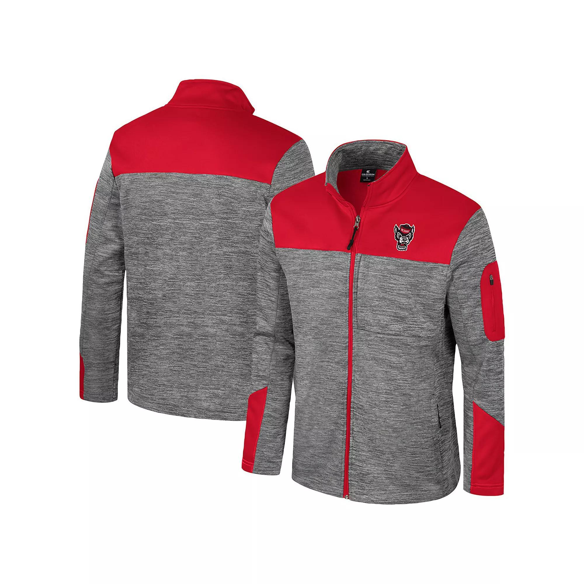 Men's Colosseum  Gray/Purple Washington Huskies Guard Full-Zip Jacket, Size: XL, Grey Product Image
