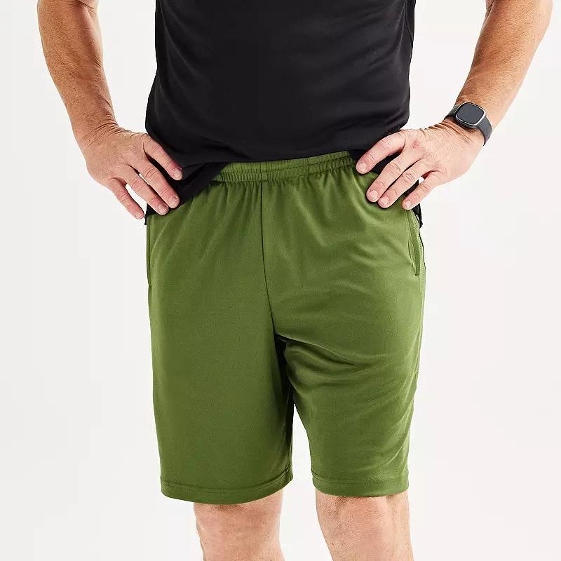 Men's Tek Gear® Dry Tek Shorts, Size: Small, Hawk Gray Black Product Image