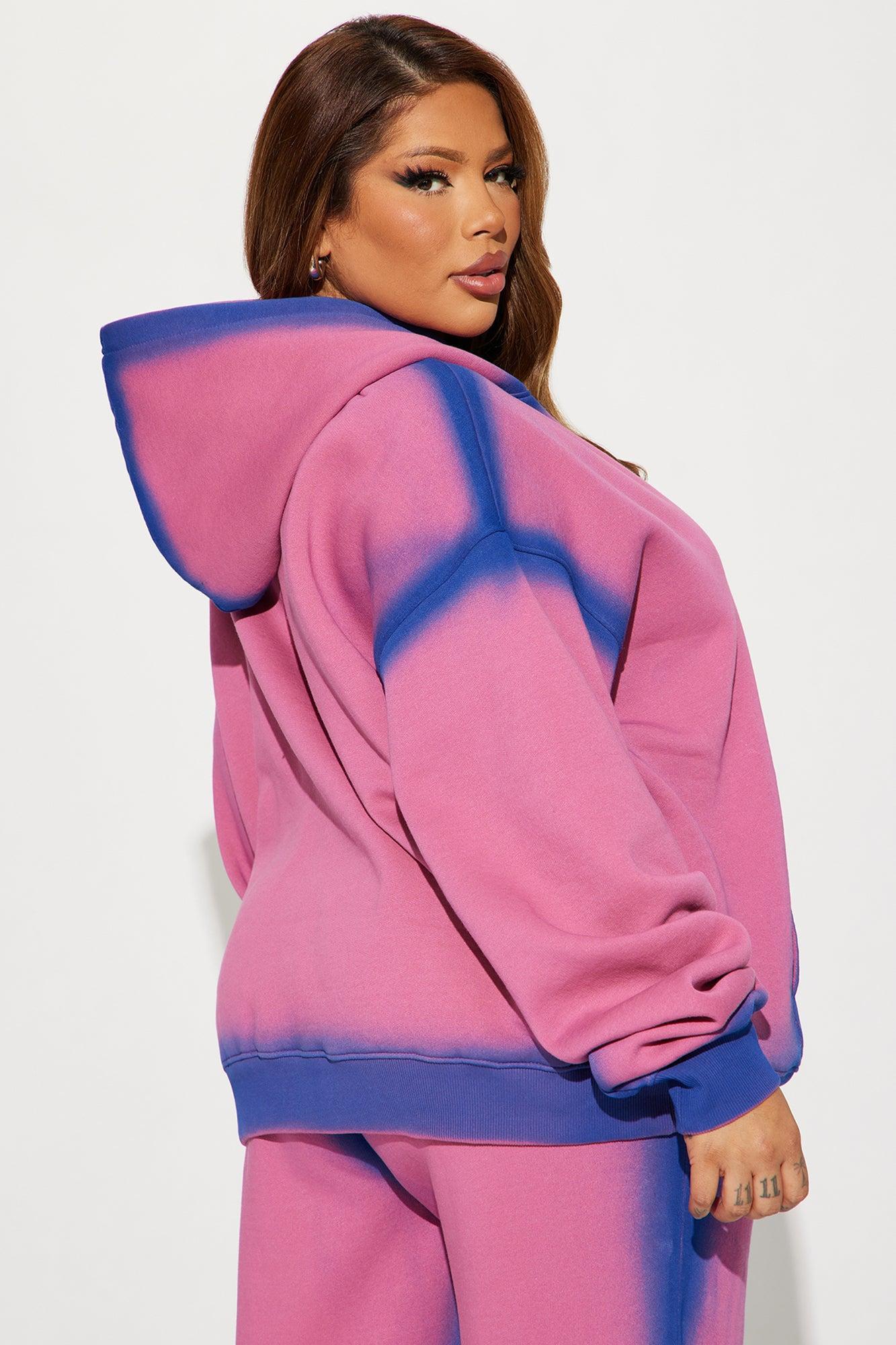 Every Day's A Good Day Washed Hoodie - Purple/combo Product Image