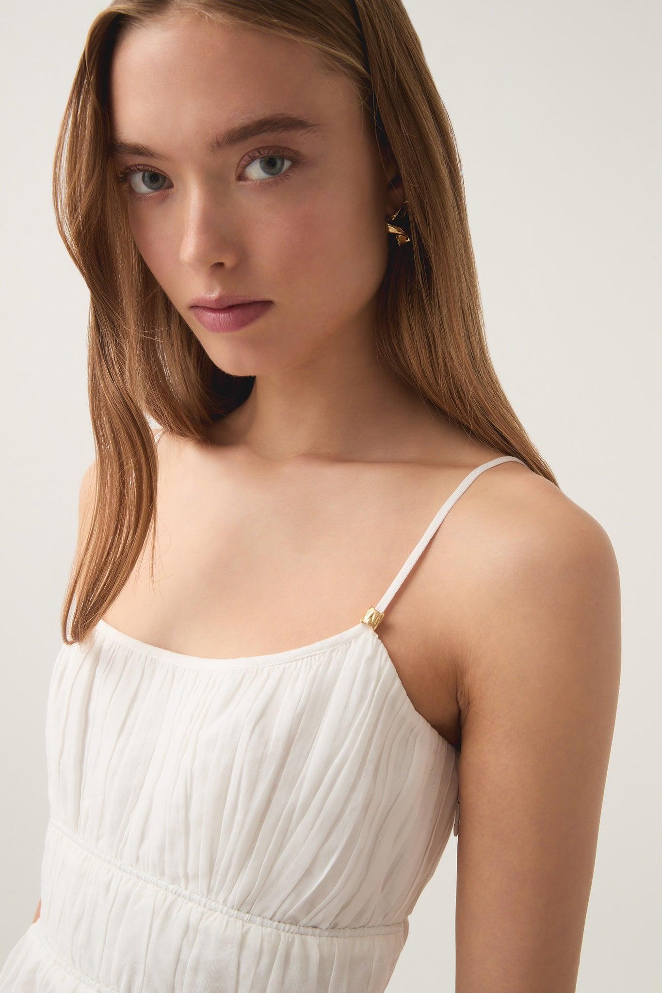 Violette Bubble Hem Mini Dress Product Image
