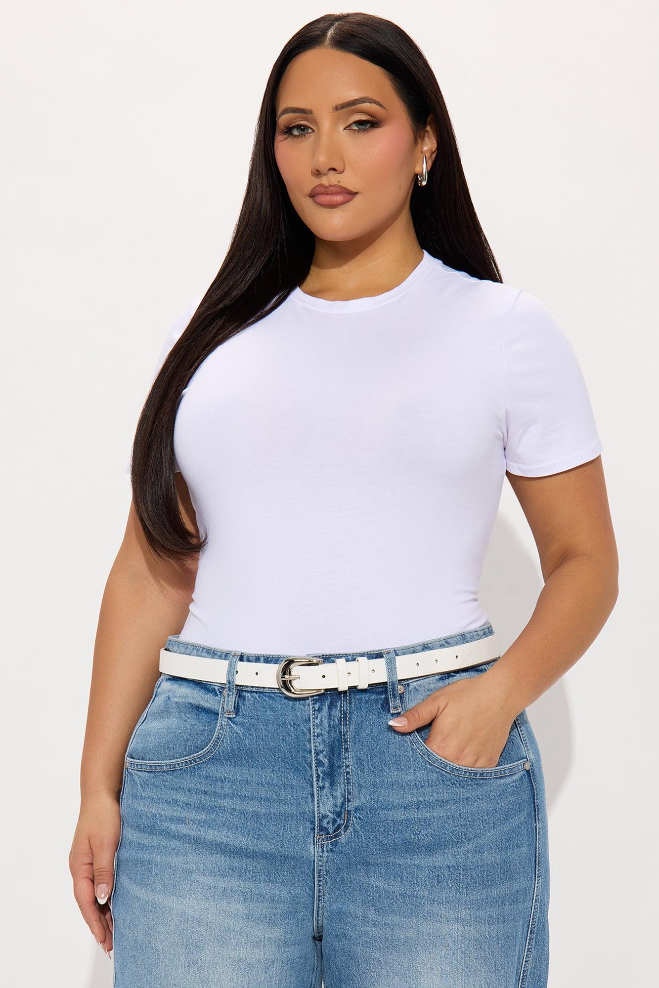 All For You 2 Piece Belt Set - White/Black Female Product Image