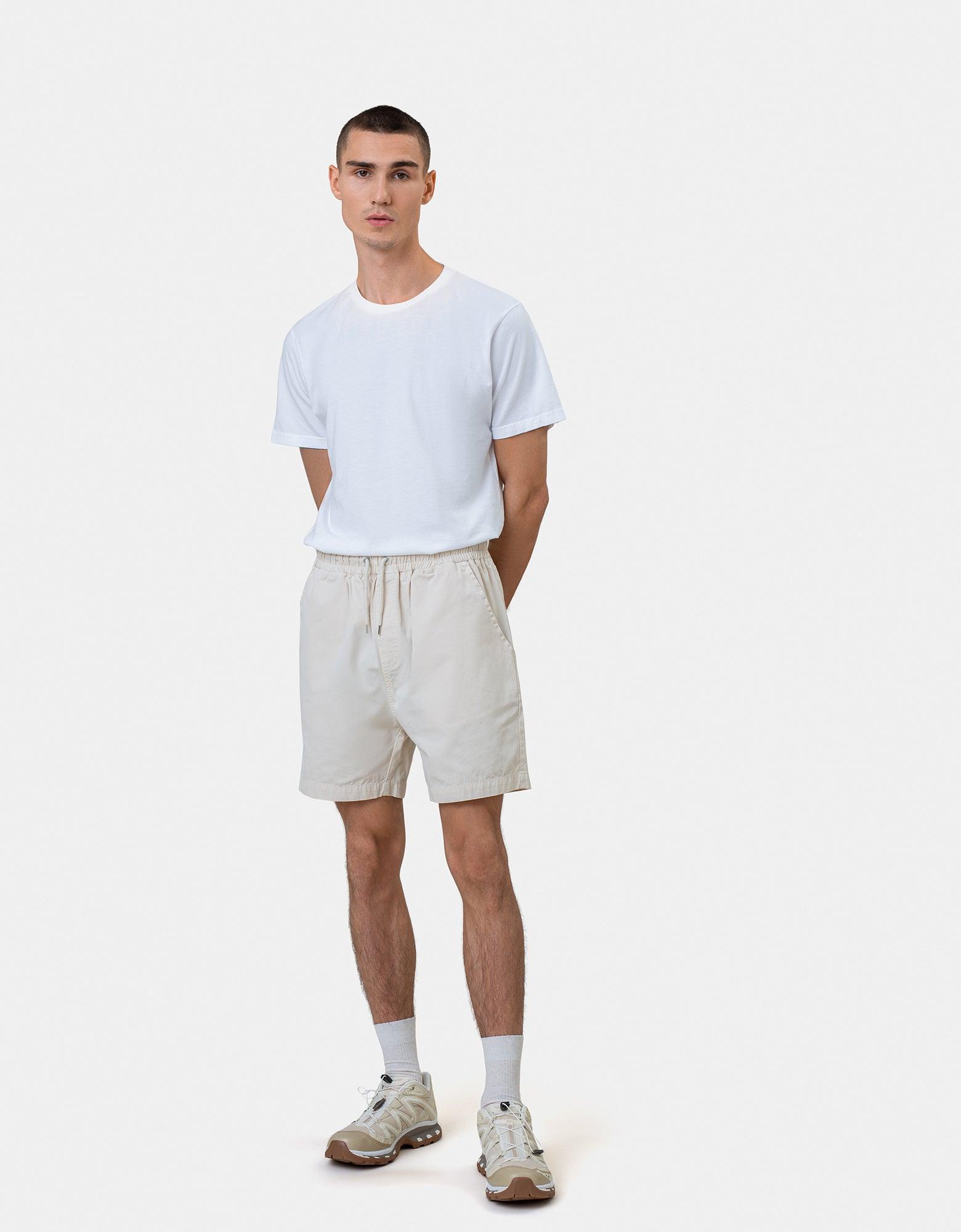 Organic Twill Shorts - Oxblood Red Product Image