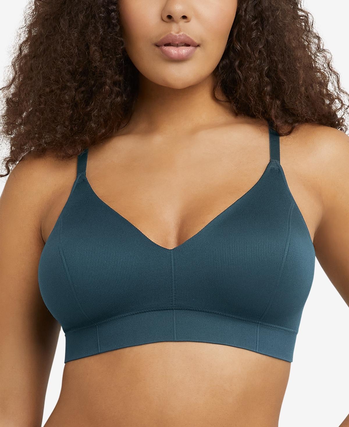 Maidenform® M Wireless Stretch Rib Bralette DM2303, Women's, Size: Small, Black Product Image