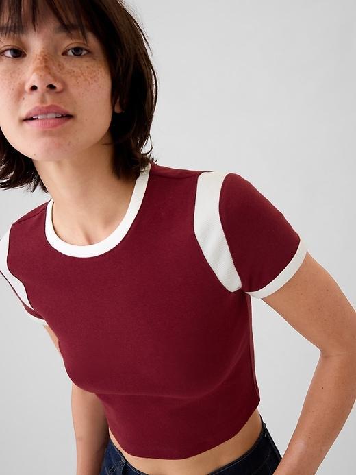 Modern Rib Cropped T-Shirt Product Image