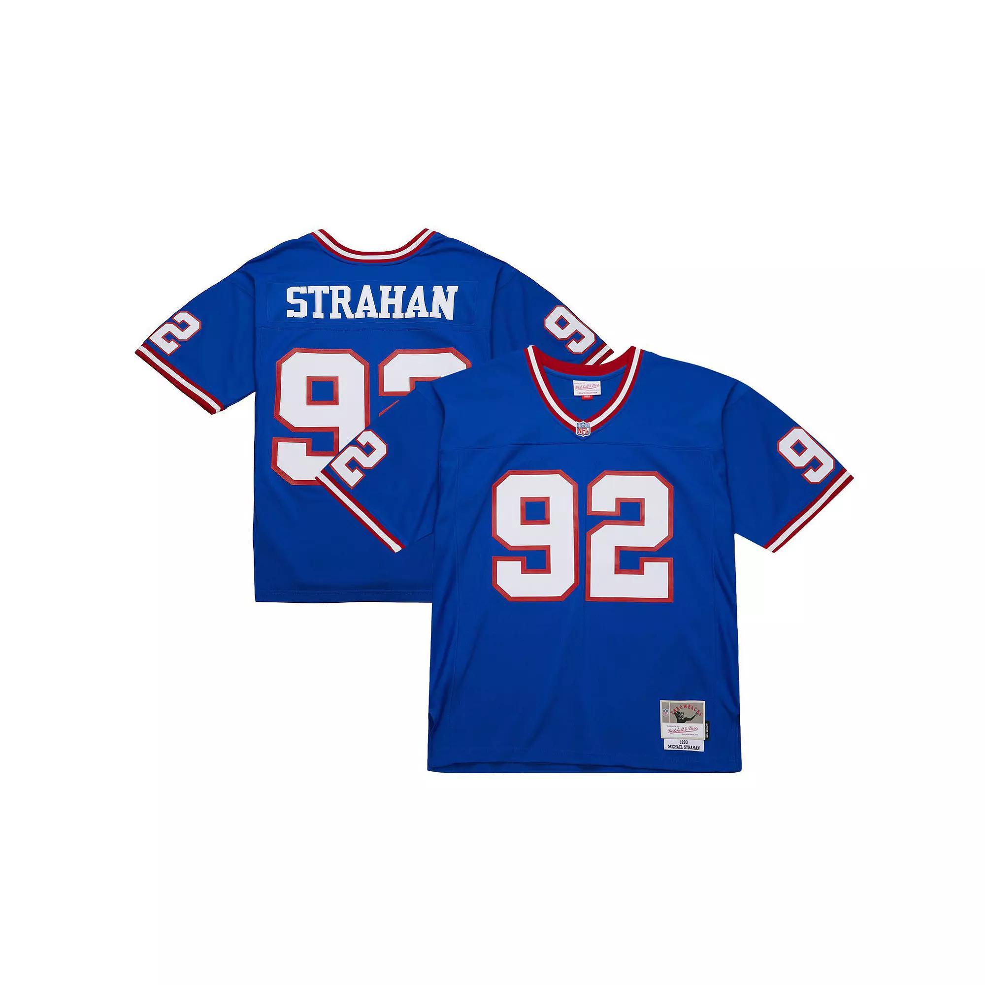 Men's Mitchell & Ness Michael Strahan Royal New York Giants 1993 Legacy Replica Jersey, Size: 3XL, Blue Product Image