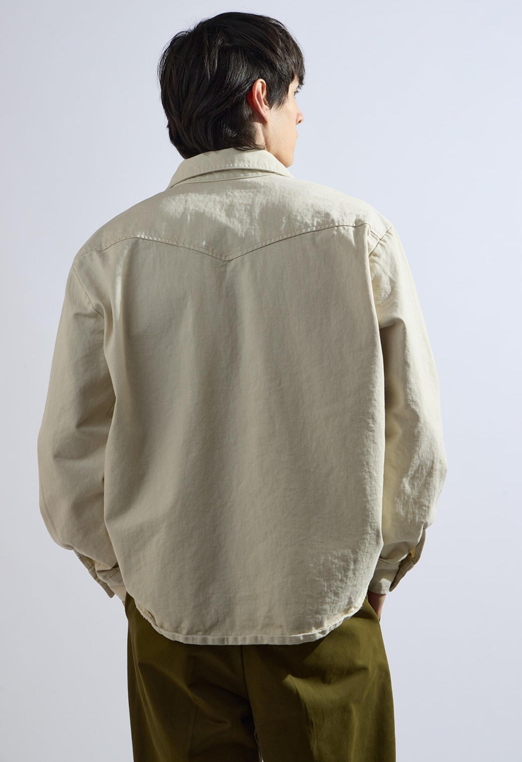 Texas Shacket in Cream Product Image