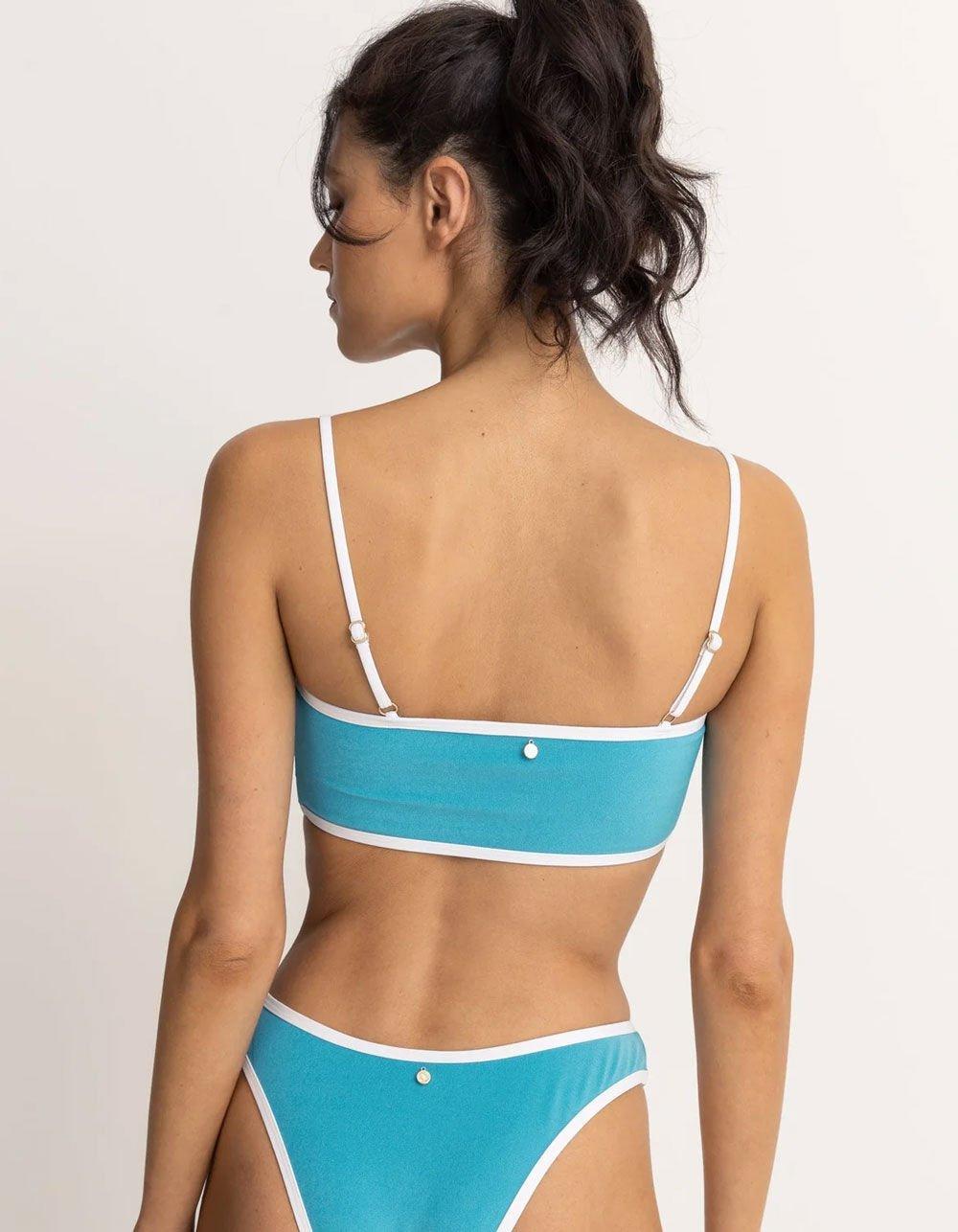 RHYTHM Terry Bandeau Bikini Top Product Image
