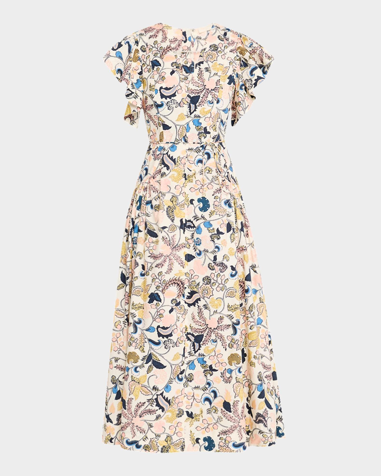 Darya Drop-Waist Midi Dress Product Image