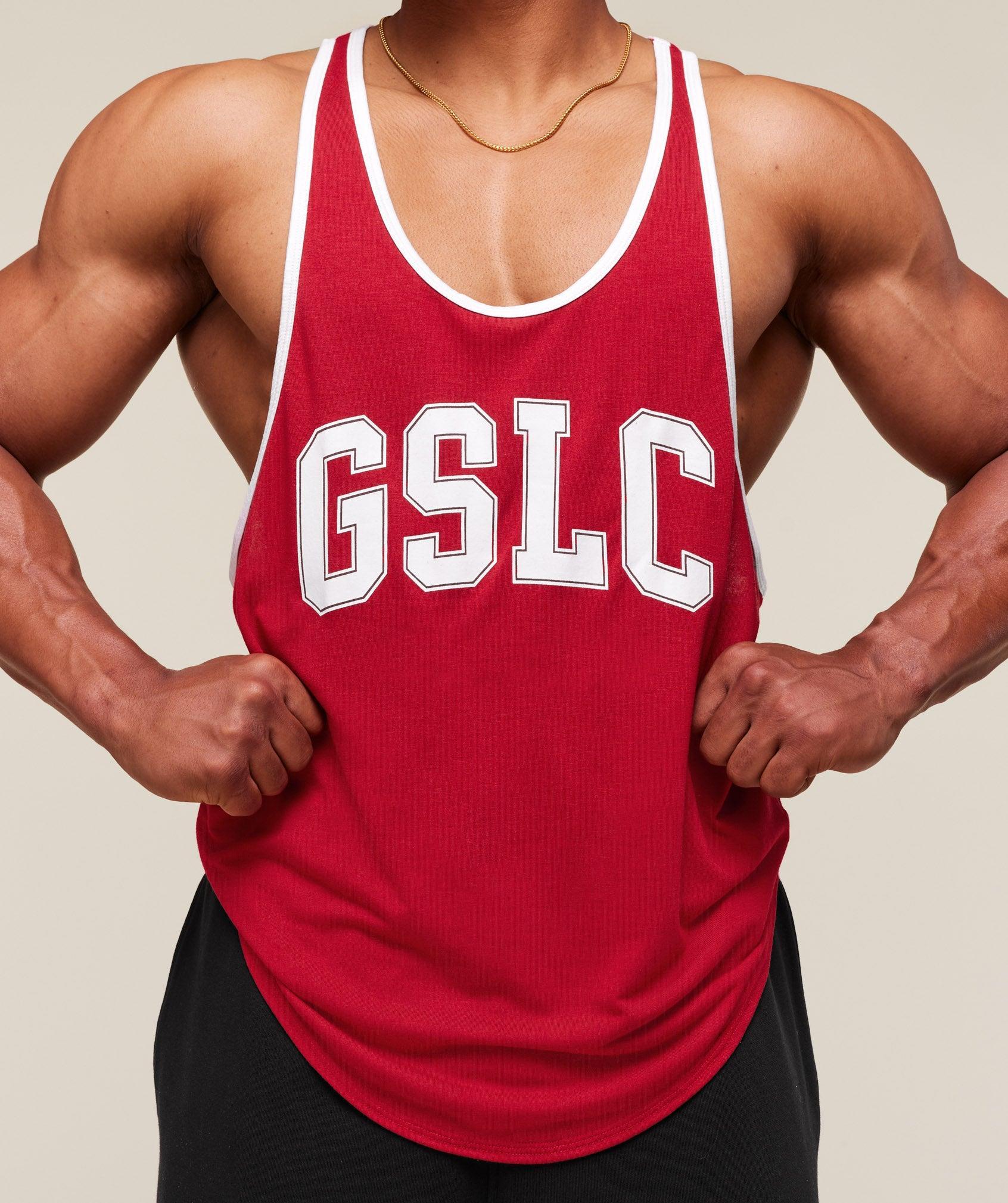 Gymshark GSLC Ringer Stringer - Conditioning Red Male Product Image