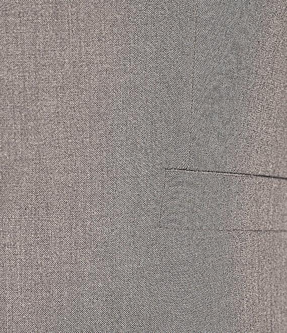 Calvin Klein Luxe Stretch 2 Button Notch Lapel Long Sleeve Blazer Product Image