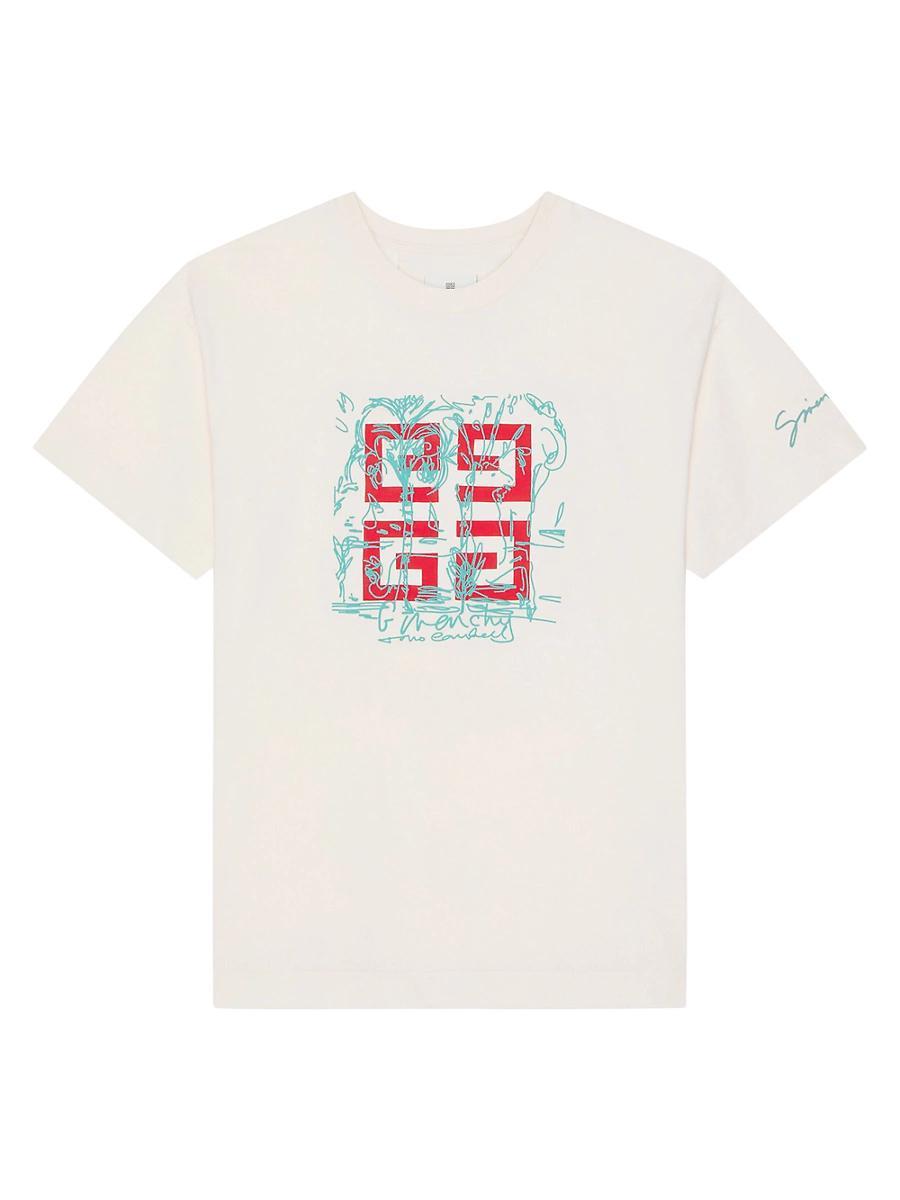 Mens 4G T-Shirt in Cotton Product Image