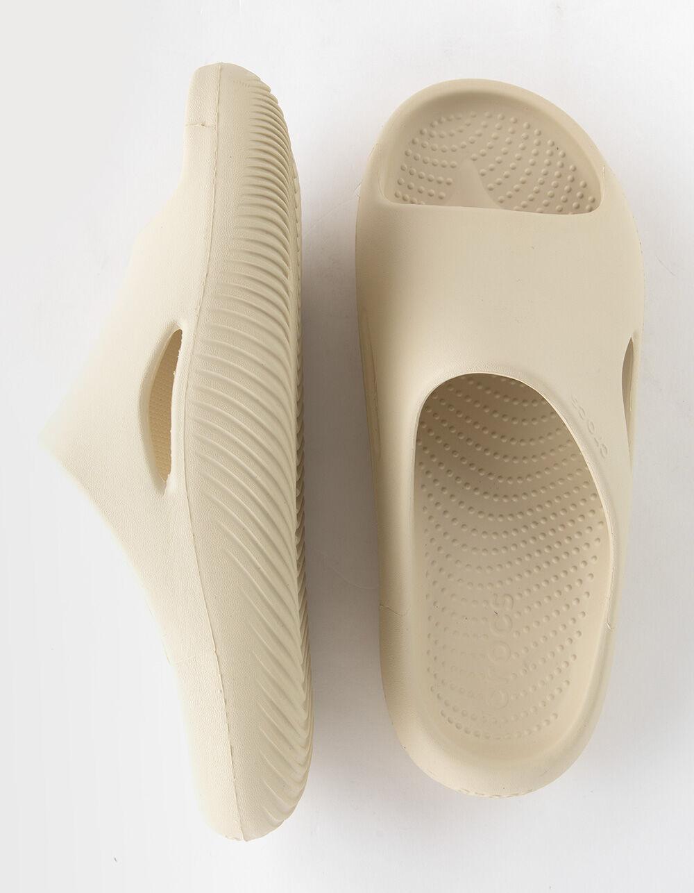 CROCS Mellow Recovery Slide Sandals - BONE Product Image