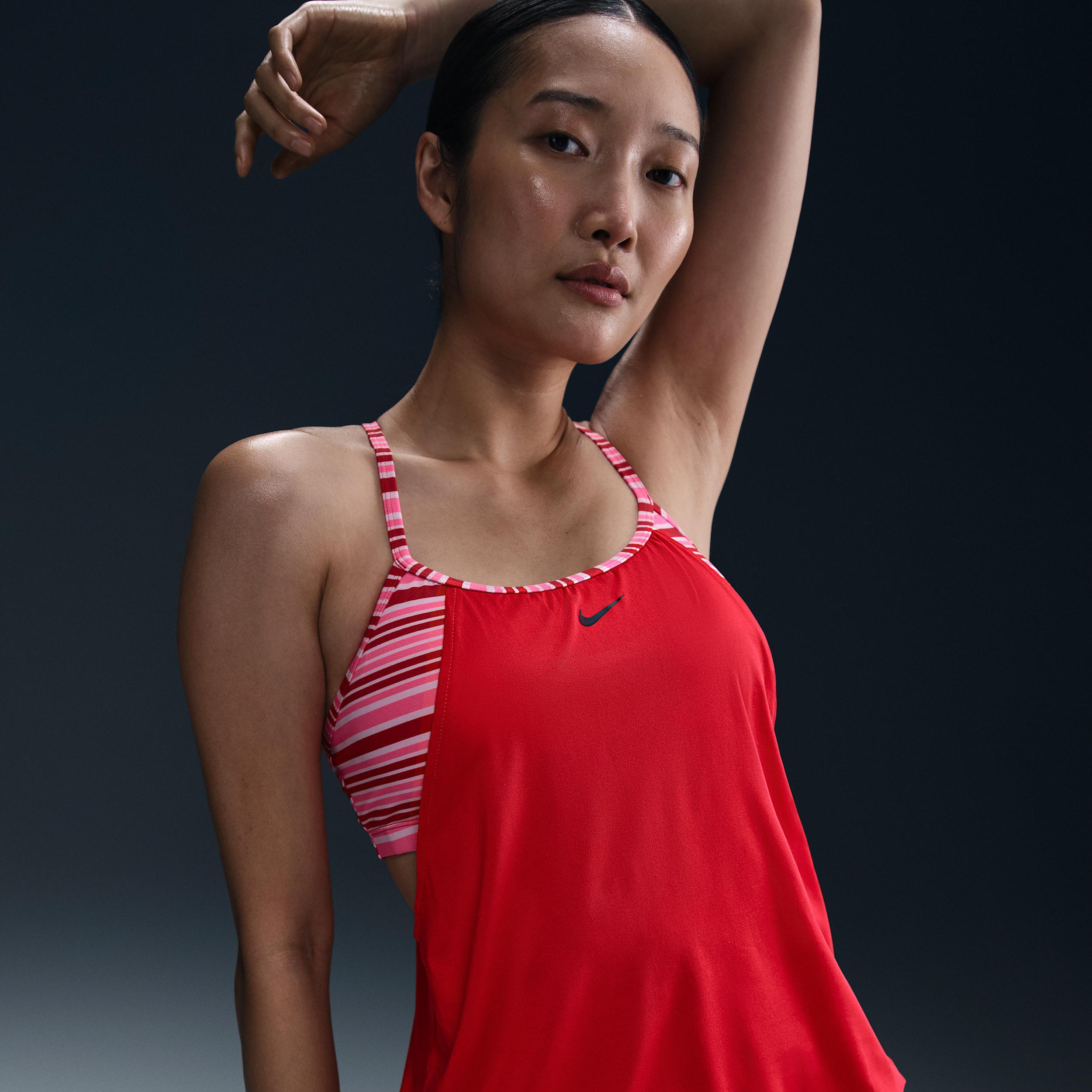 Nike Women's Swim Layered Tank Topini Product Image