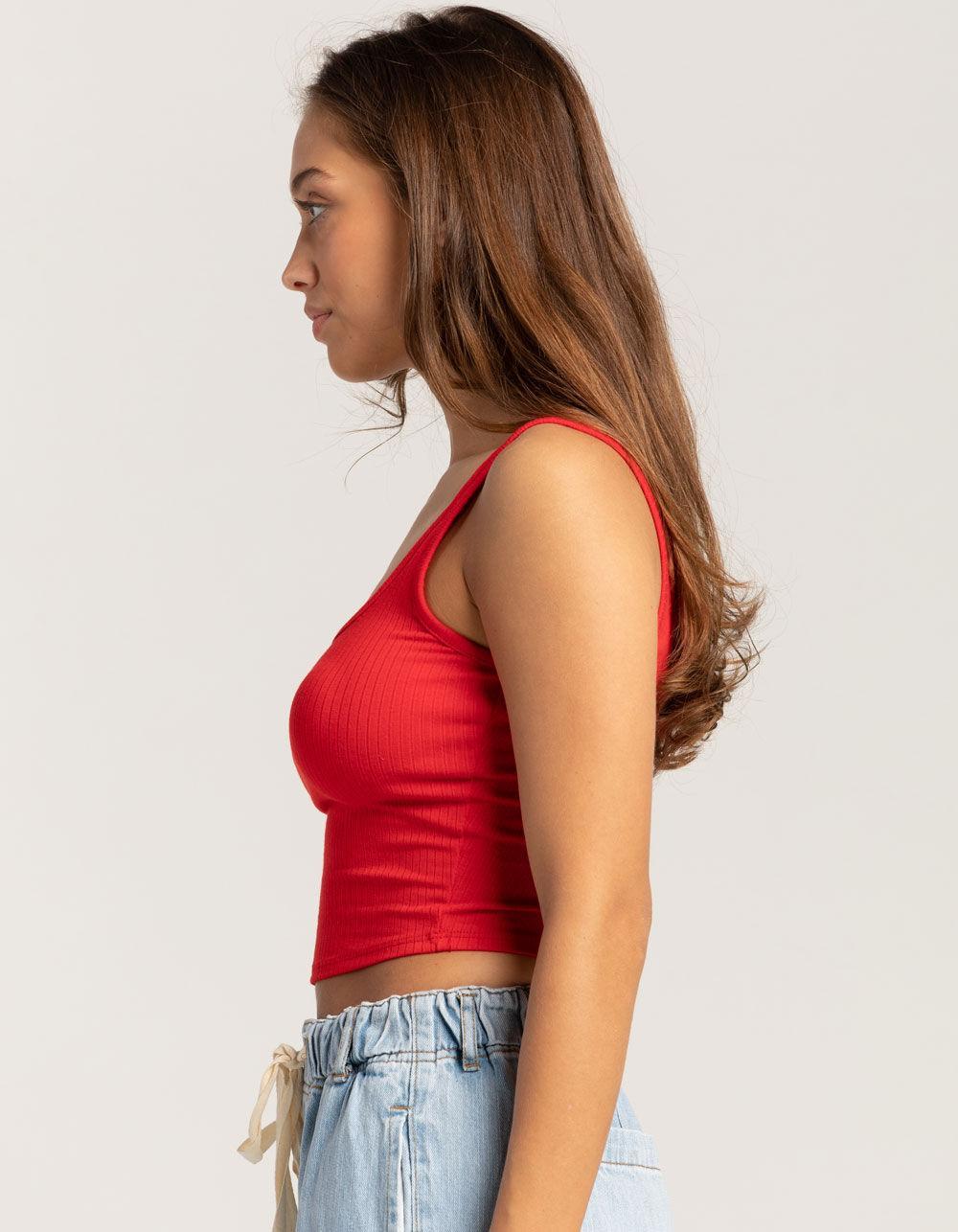 TILLYS Square Neck Womens Tank Top - DUSK Product Image