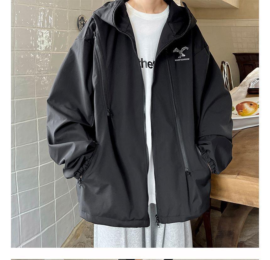 Printed Hooded Zip Jacket (Various Designs) Product Image