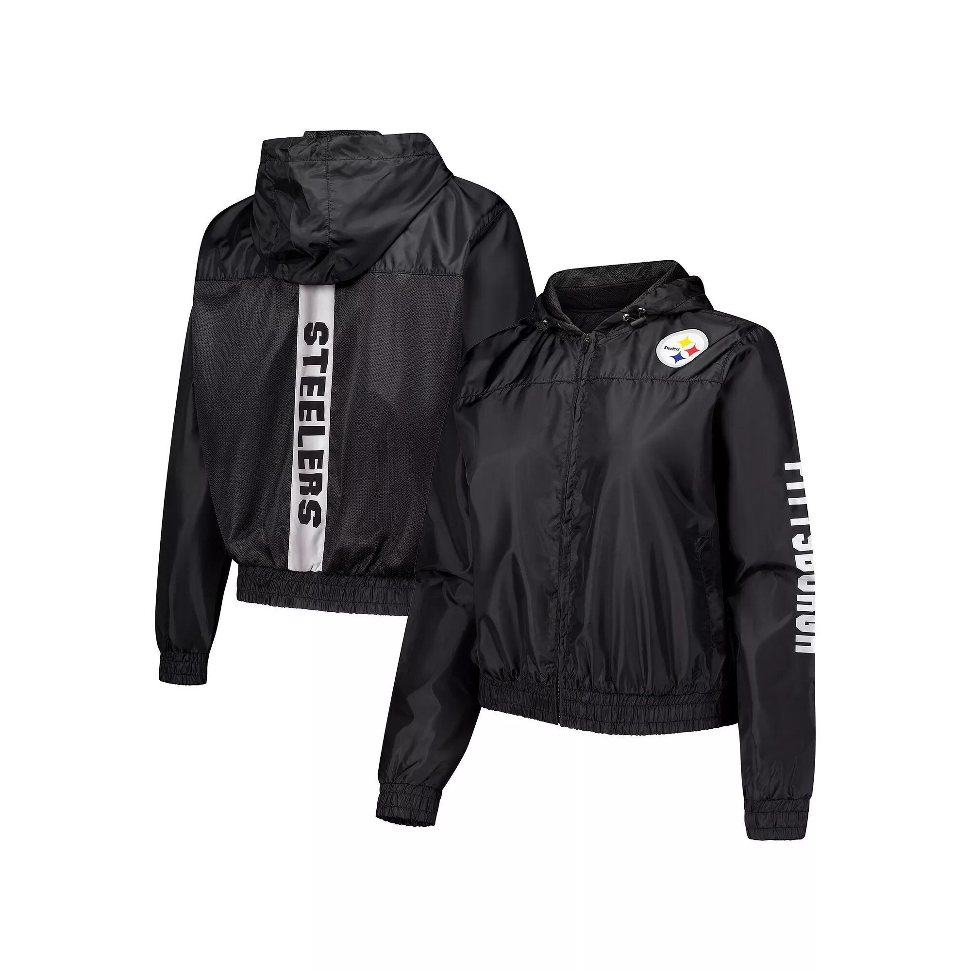 Women's Fanatics Black Pittsburgh Steelers Full-Zip Jacket, Size: 2XL Product Image