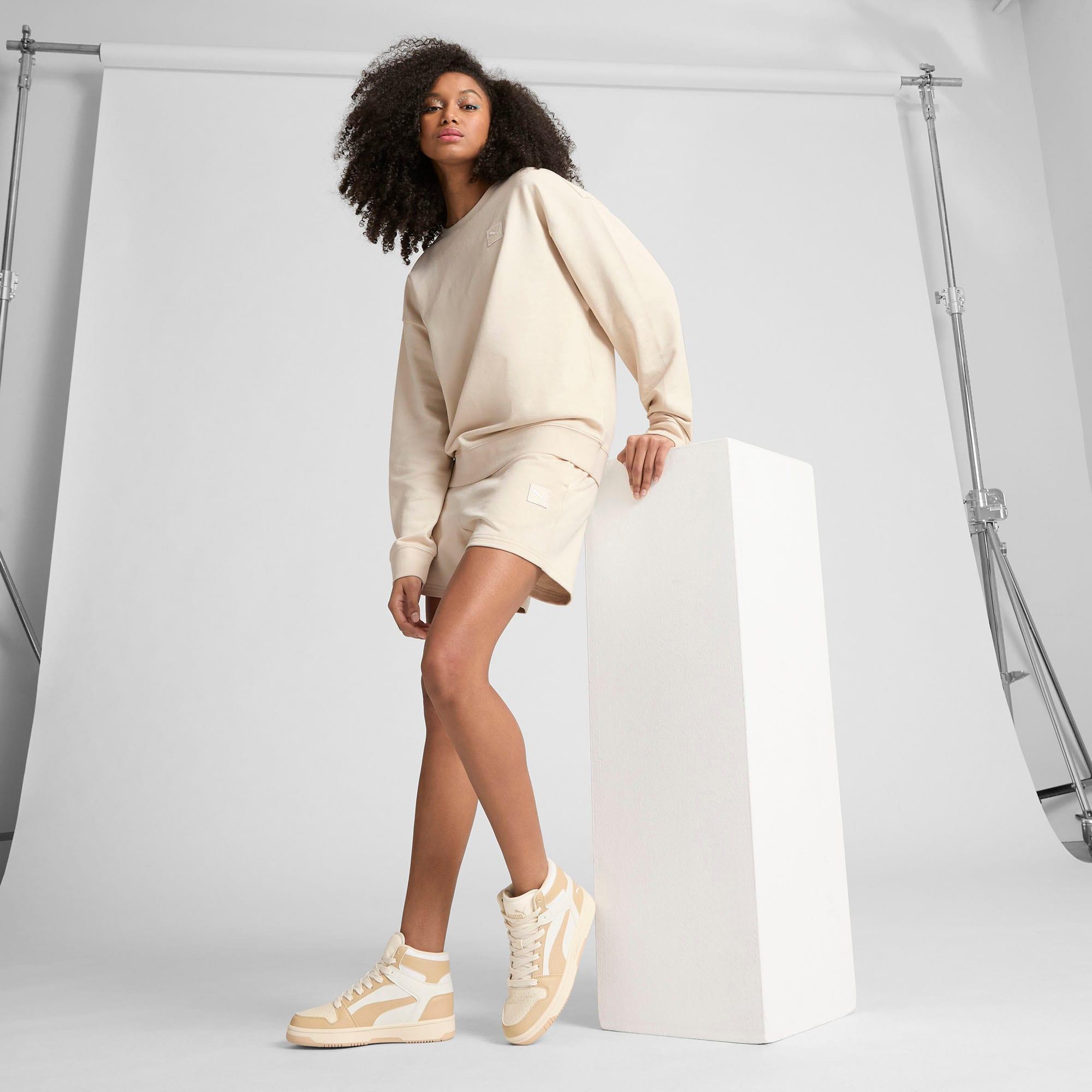 Essentials Elevated Women's Comfort Crew Sweatshirt Product Image
