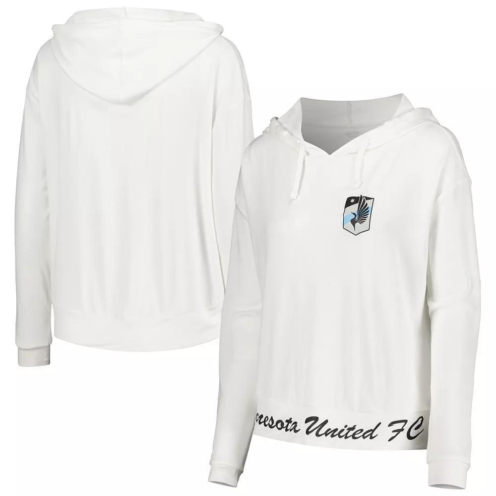 Women's Concepts Sport White Minnesota United FC Accord Hoodie Long Sleeve Top, Size: Small, Mfc White Product Image