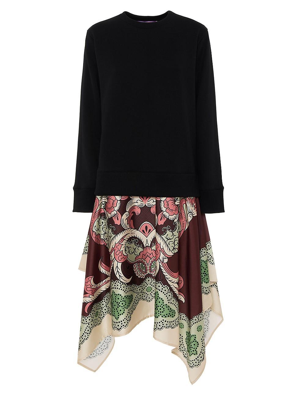 Womens Sporty Foulard Dress Product Image