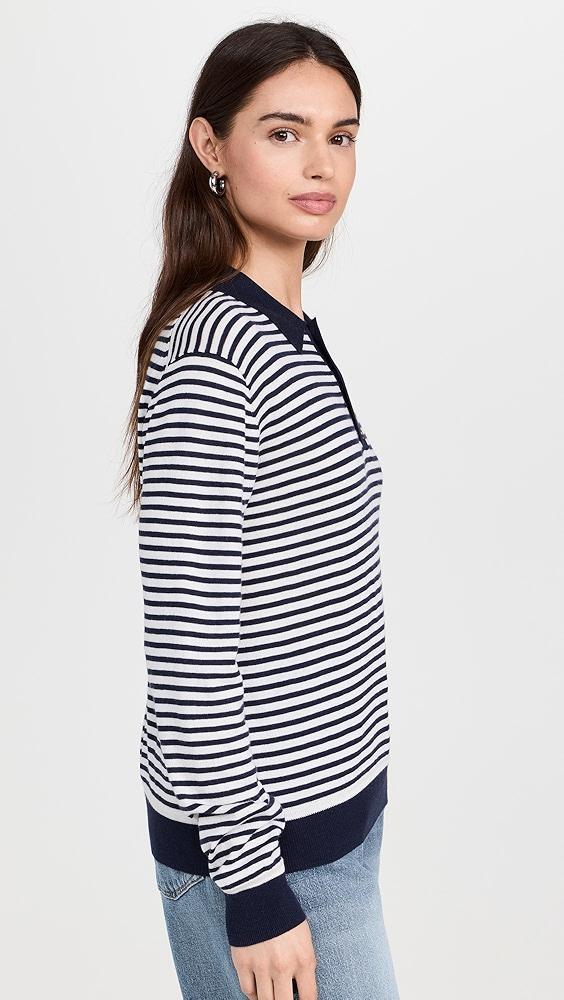La Ligne Stripe Classic Sweater Polo | Shopbop Product Image
