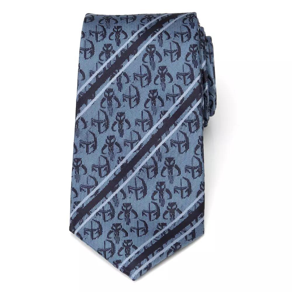 Men's Star Wars The Mandalorian Tie, Blue Stripe Product Image