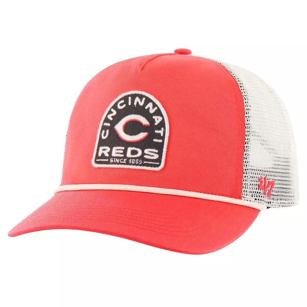 Men's '47 Red Cincinnati Reds Cypress Trucker Hitch Adjustable Hat, Red Red Product Image